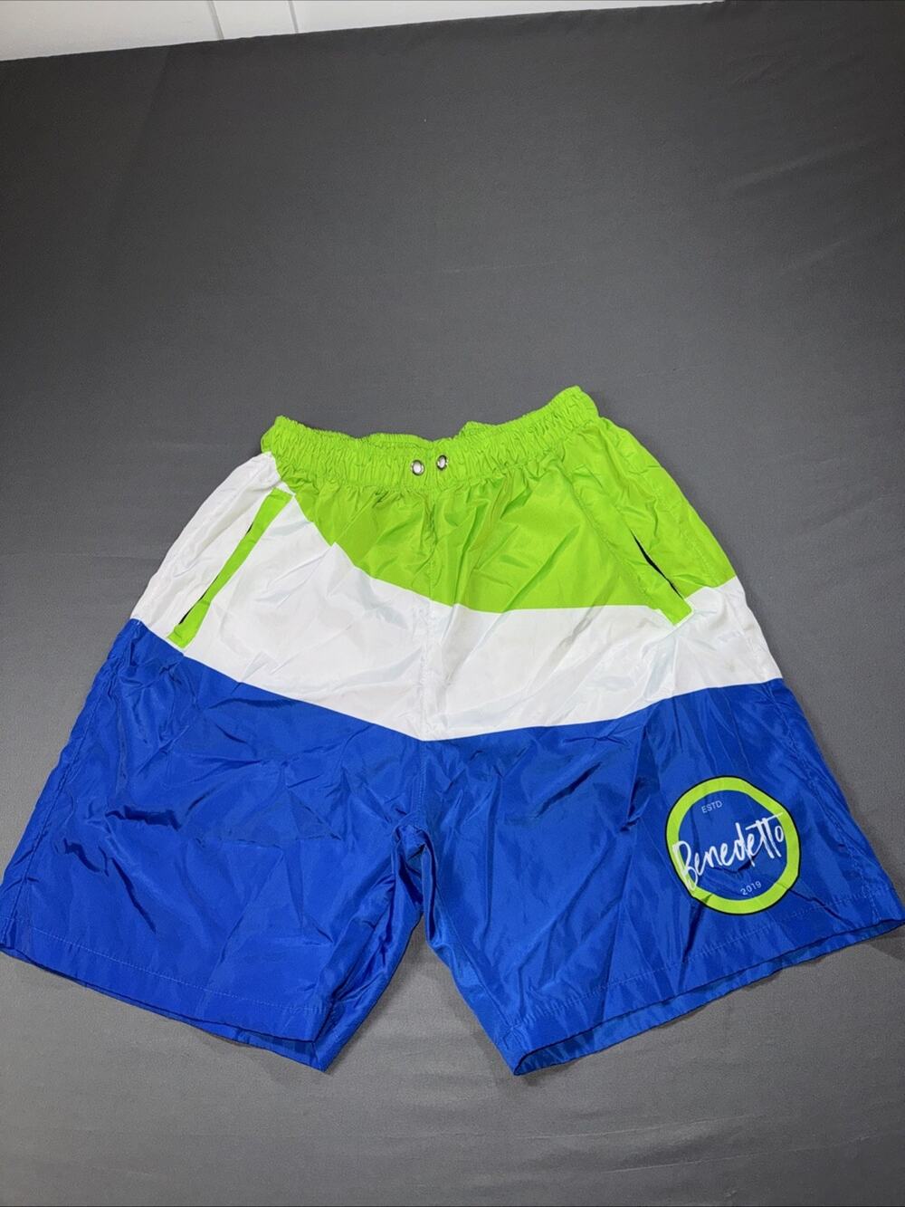Benedetto Running Shorts And Jacket Light Weight Men’s Size Medium